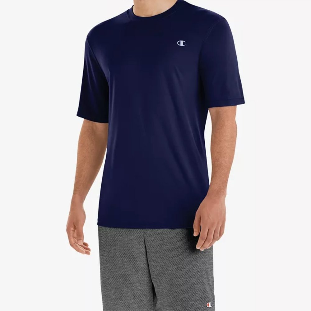 Champion Men's Double Dry T-Shirt, Black, Small*NEW*